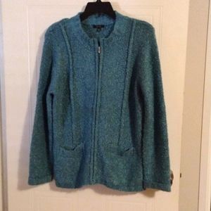 Apt 9 zip up sweater women's size M